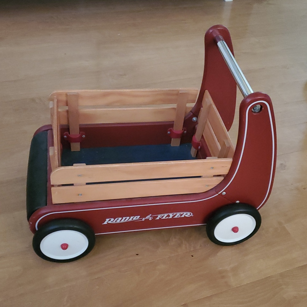 Classic Push Walker Wagon | Radio Flyer Red Push Wagon Push Wagon